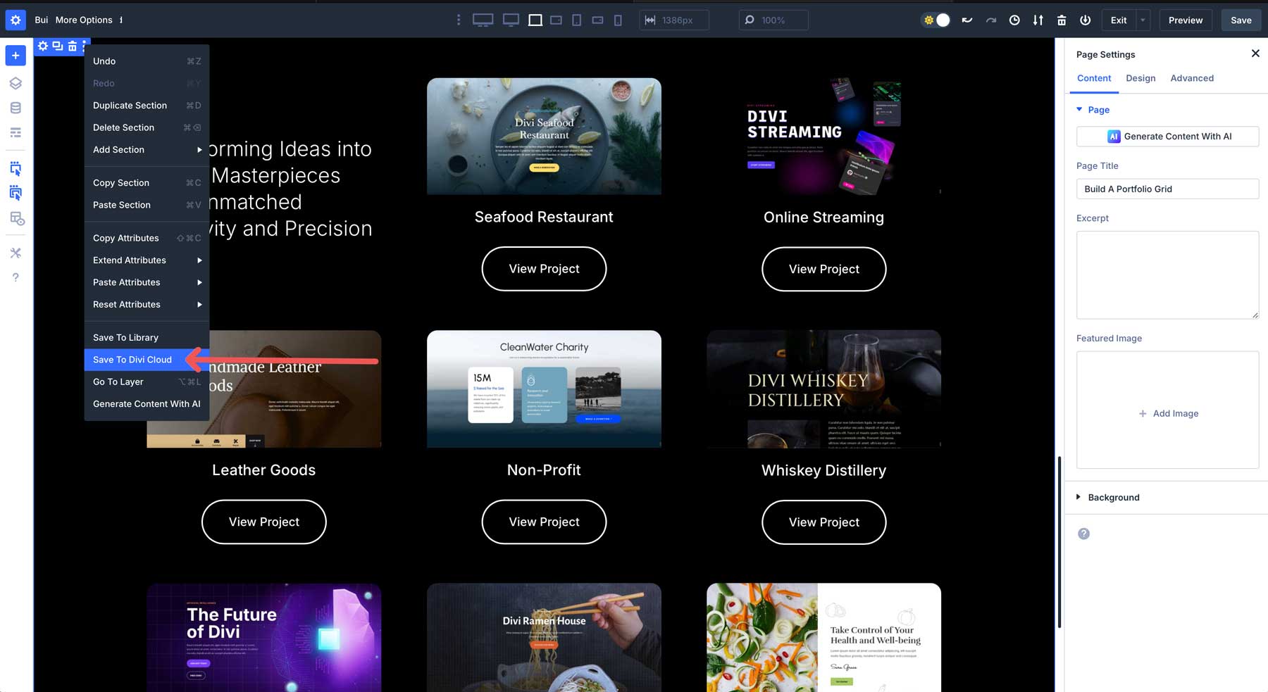 Divi 5 Loop Builder