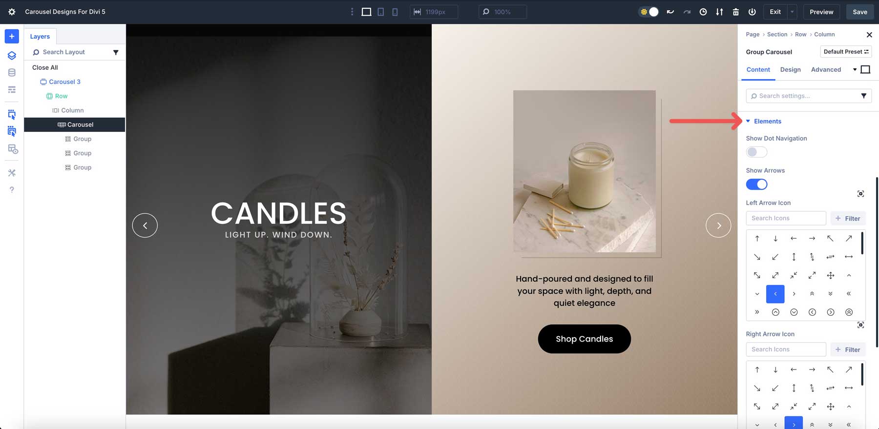 Carousel Designs For Divi 5