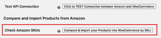 Check Amazon SKUs