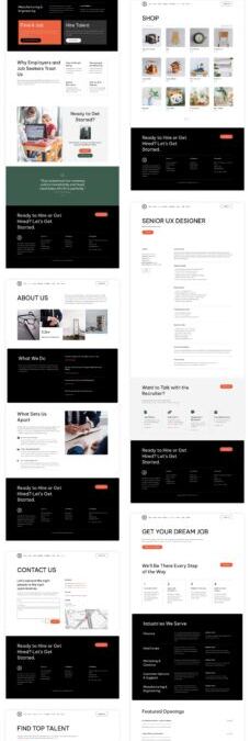 New Recruiter Starter Web site for Divi (Fast Set up)