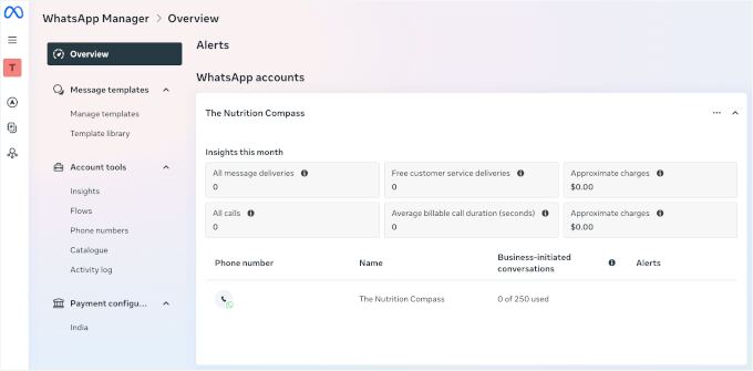 WhatsApp manager