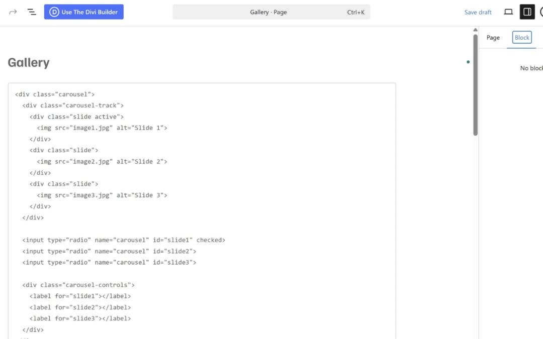 How To Create A Carousel In WordPress