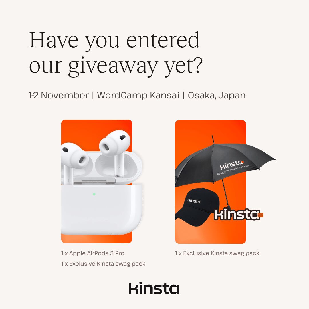 Giveaway prizes (items may look different from those in the picture)