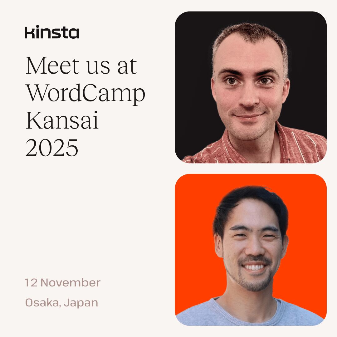 The Kinsta team at WordCamp Kansai