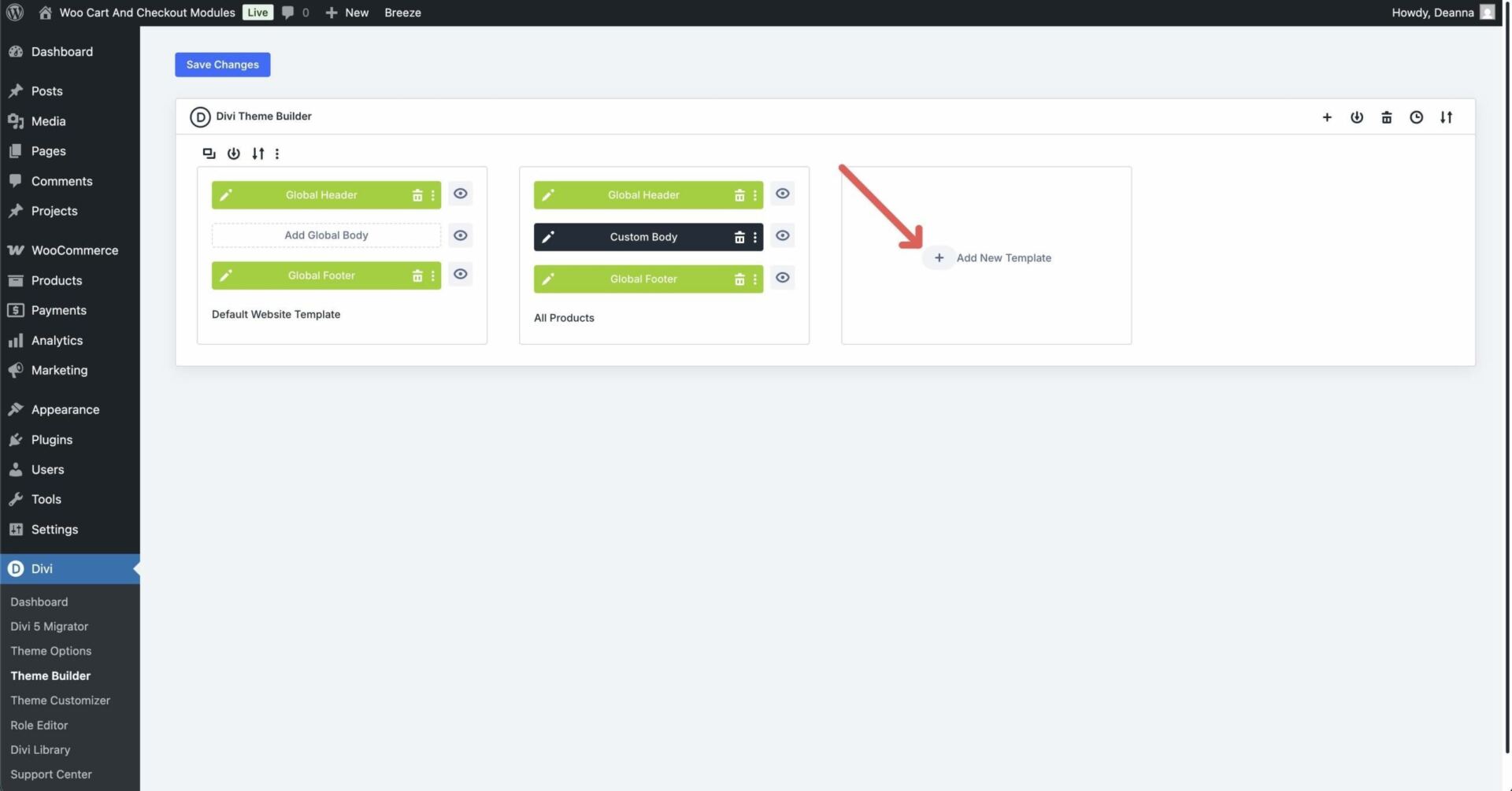 Divi 5 Woo Cart & Checkout Modules