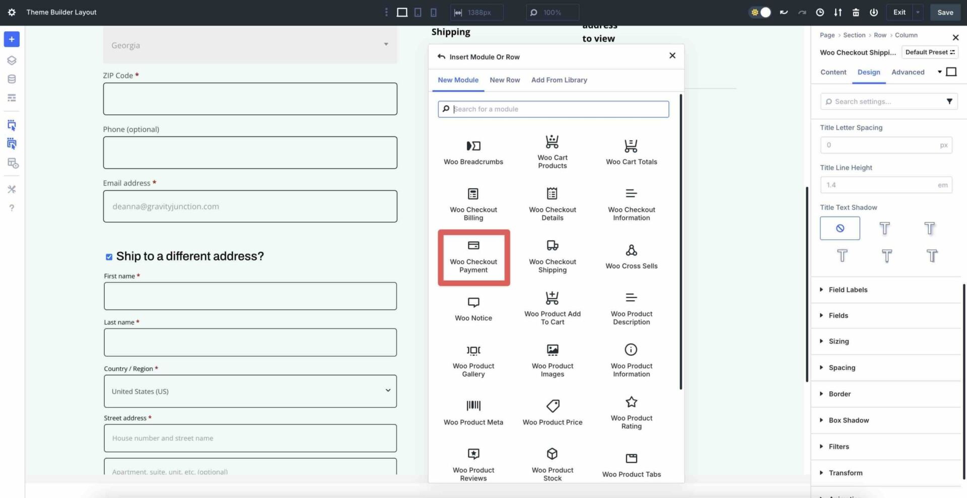 Divi 5 Woo Cart & Checkout Modules