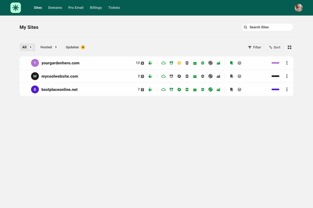 Client branded portal