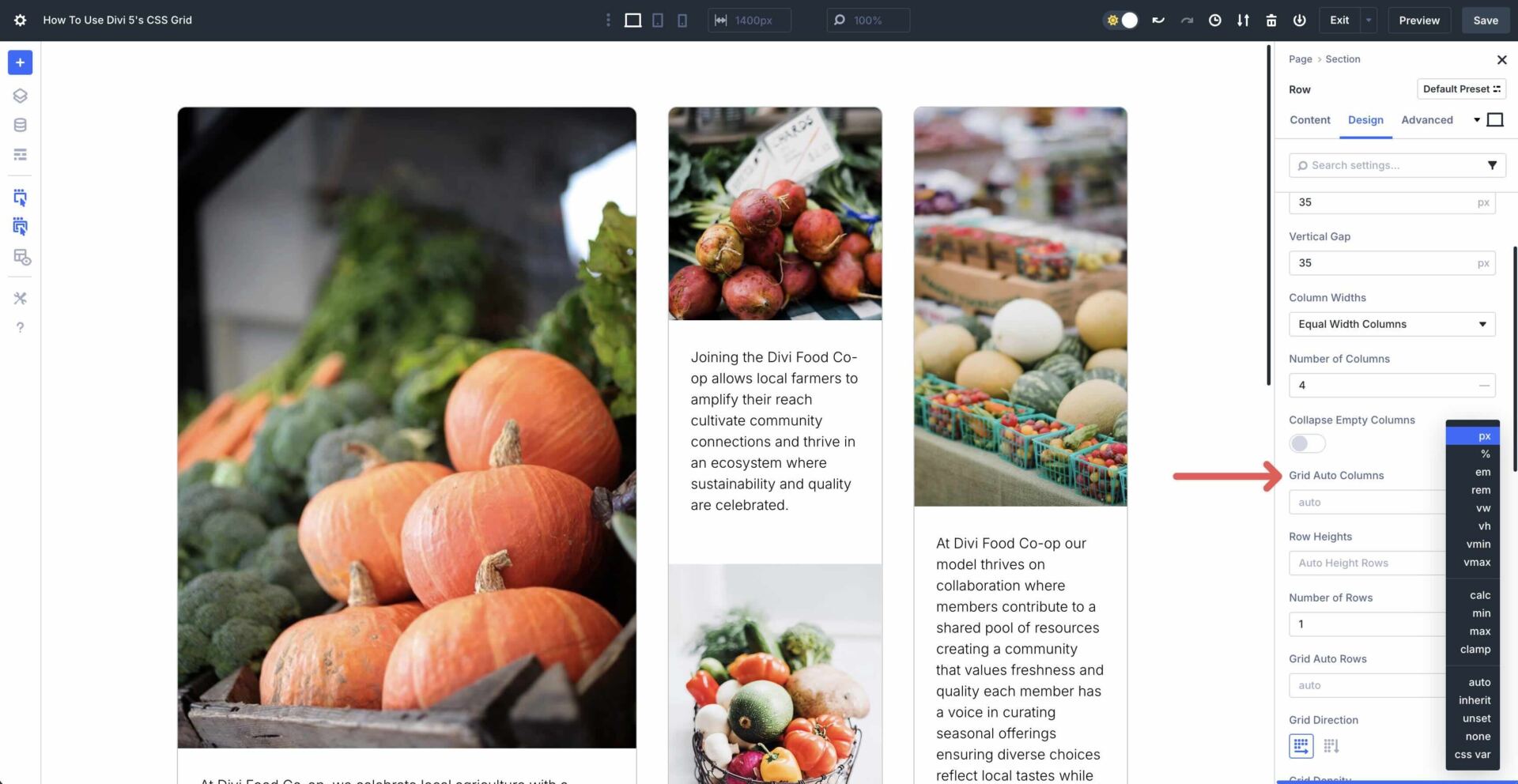 Divi 5 CSS Grid