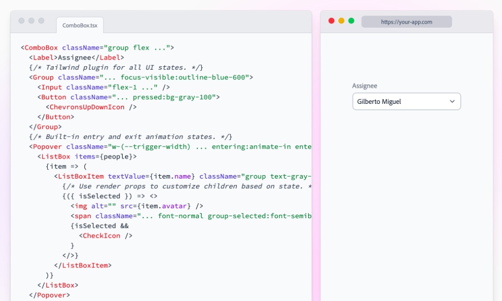 Find out how to Taste React Aria Elements with TailwindCSS