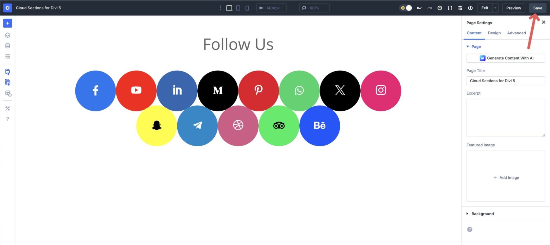 Cloud Sections For Divi 5