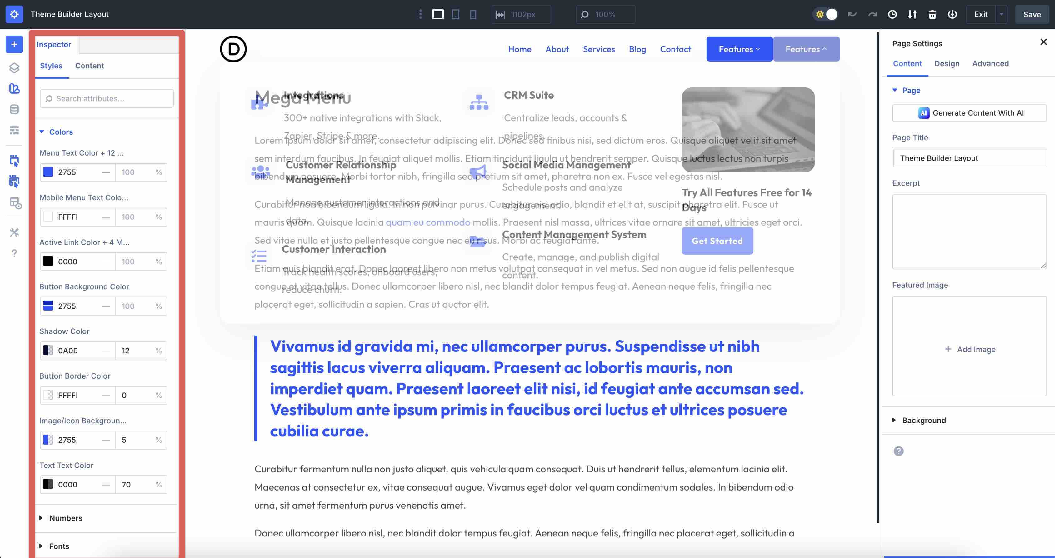 Off Canvas Menus For Divi 5