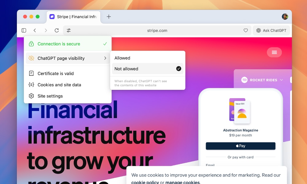 Atlas site access controls