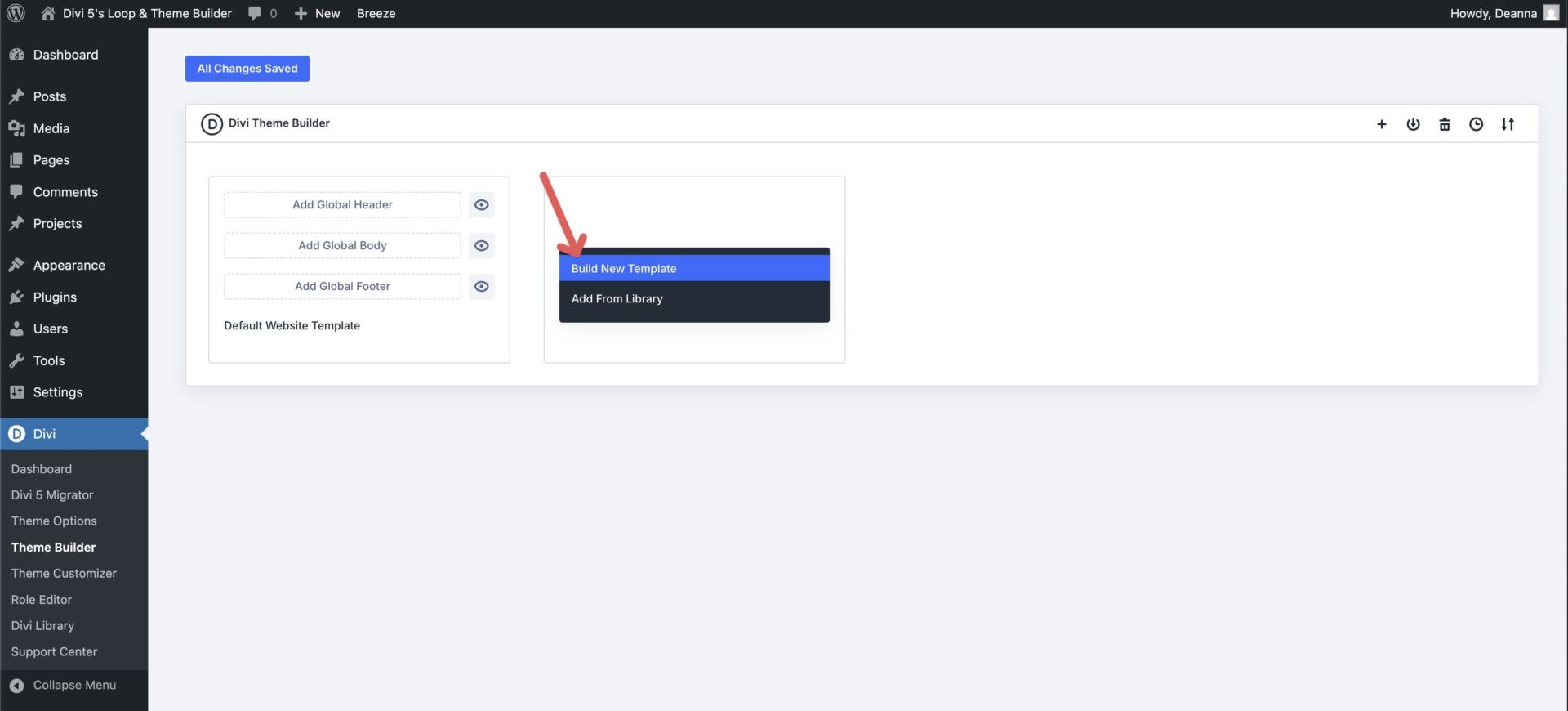 Divi 5 Loop Builder and Theme Builder