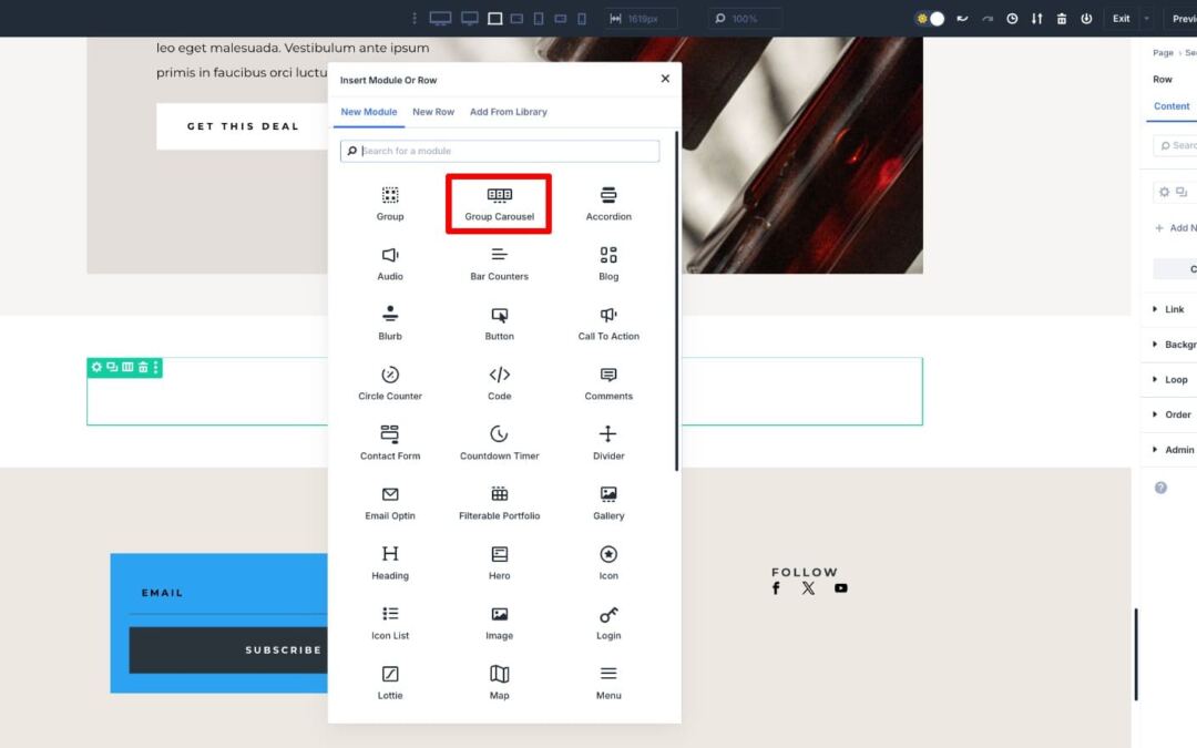 How To Construct A Product Carousel Loop In Divi 5