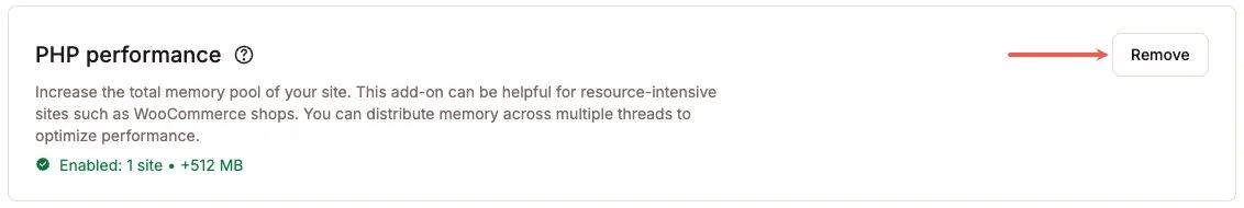 remove php performance
