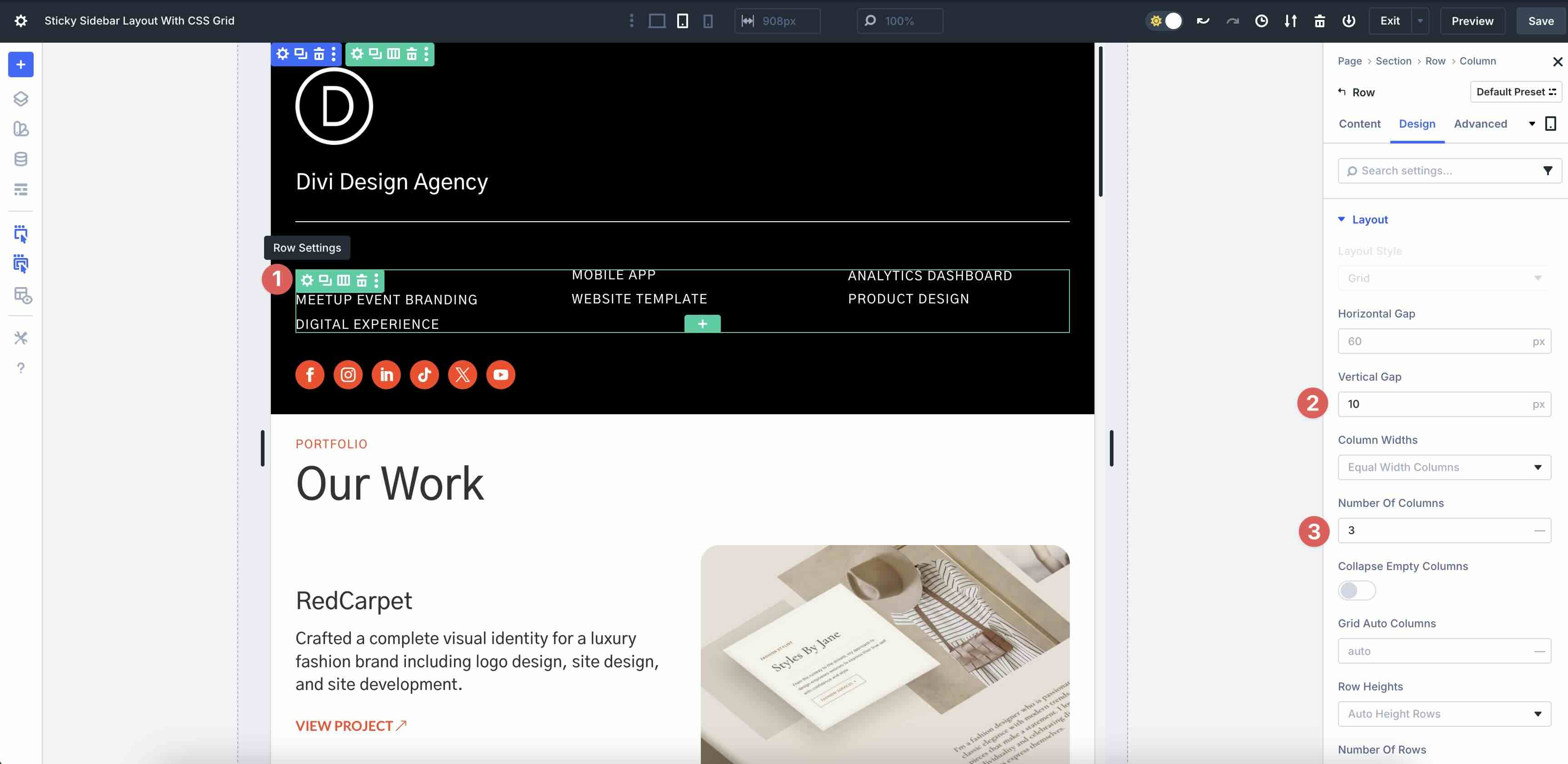 Sticky Sidebar Layout With CSS Grid