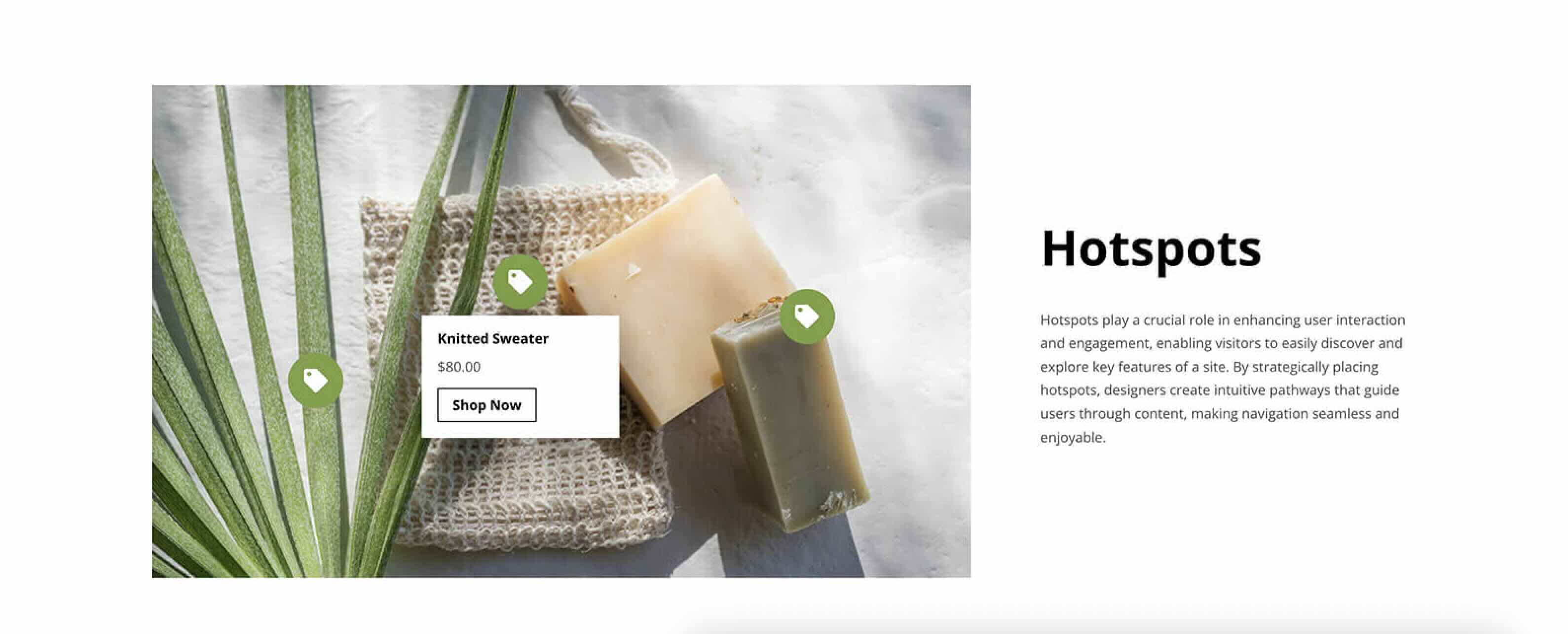 make hotspots in Divi 5