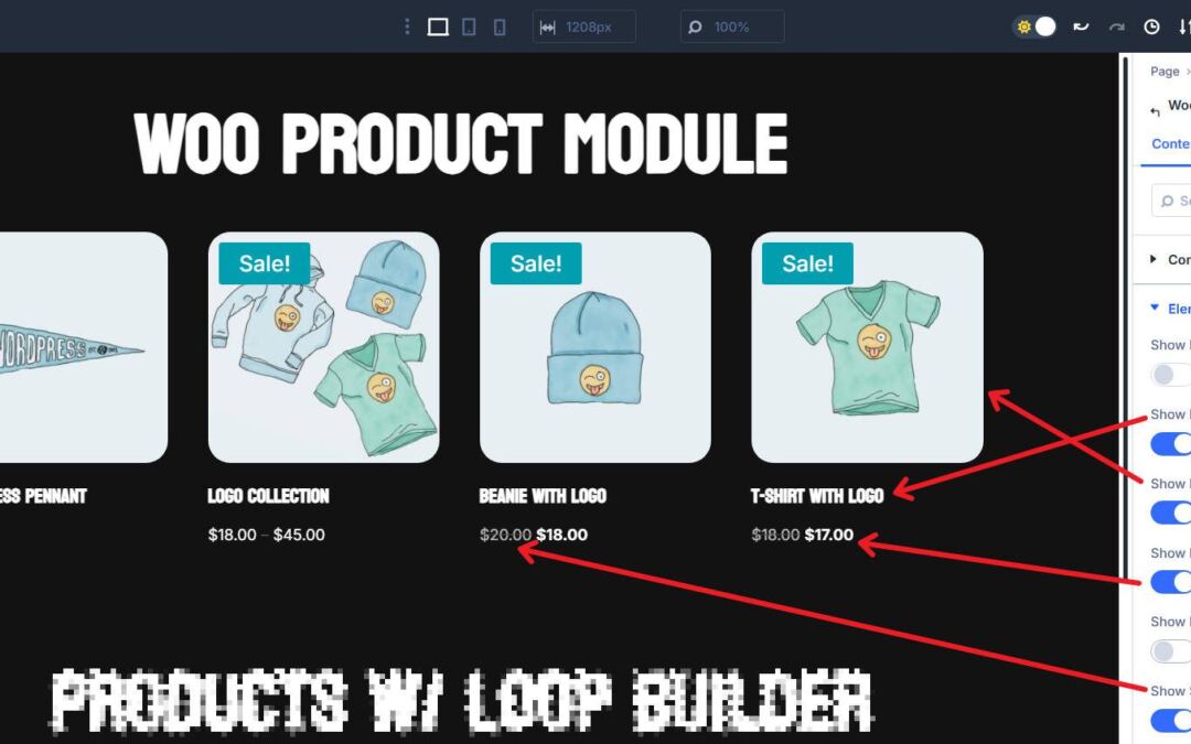 Changing The Woo Merchandise Module With Customized Loops In Divi 5