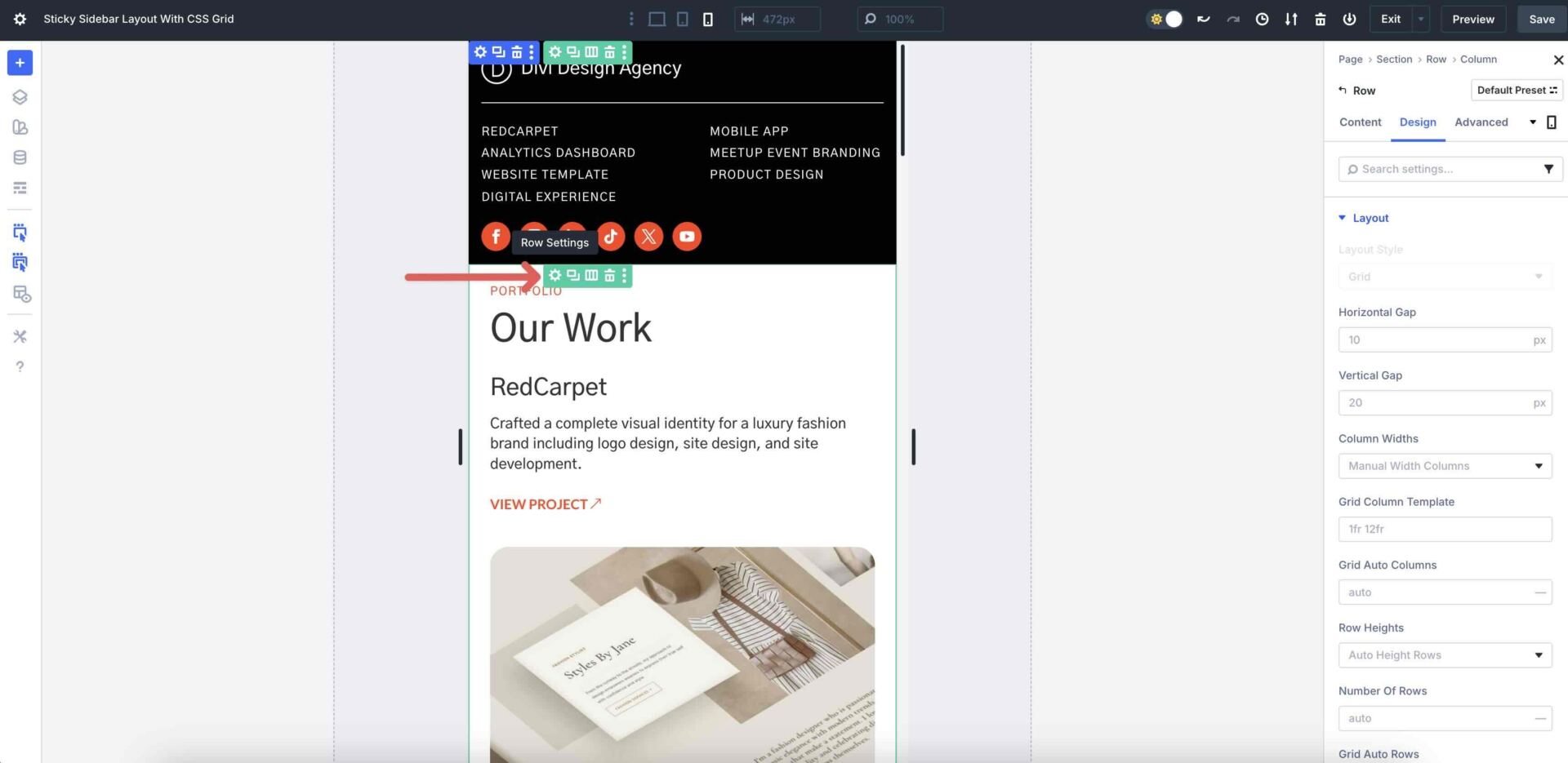 Sticky Sidebar Layout With CSS Grid