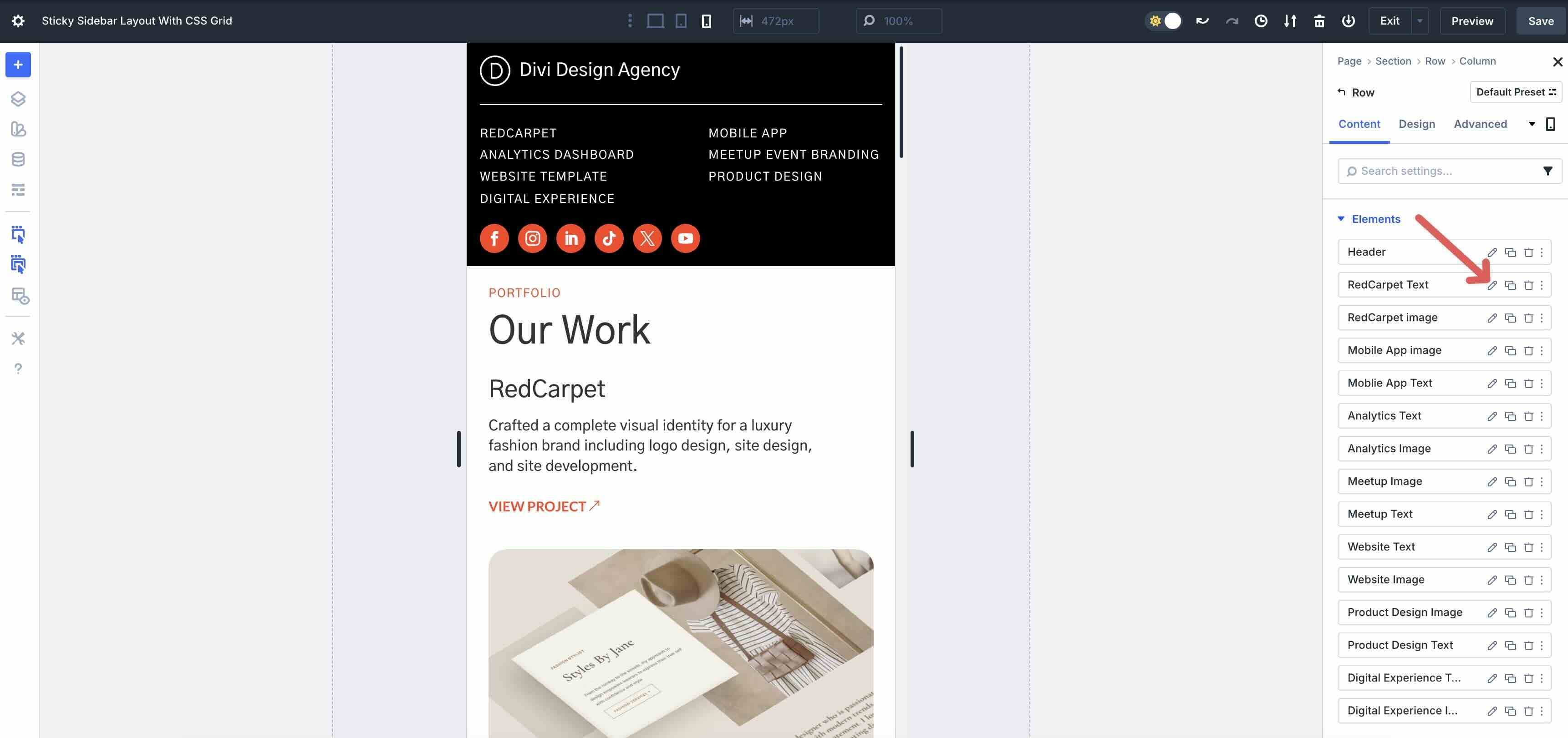 Sticky Sidebar Layout With CSS Grid