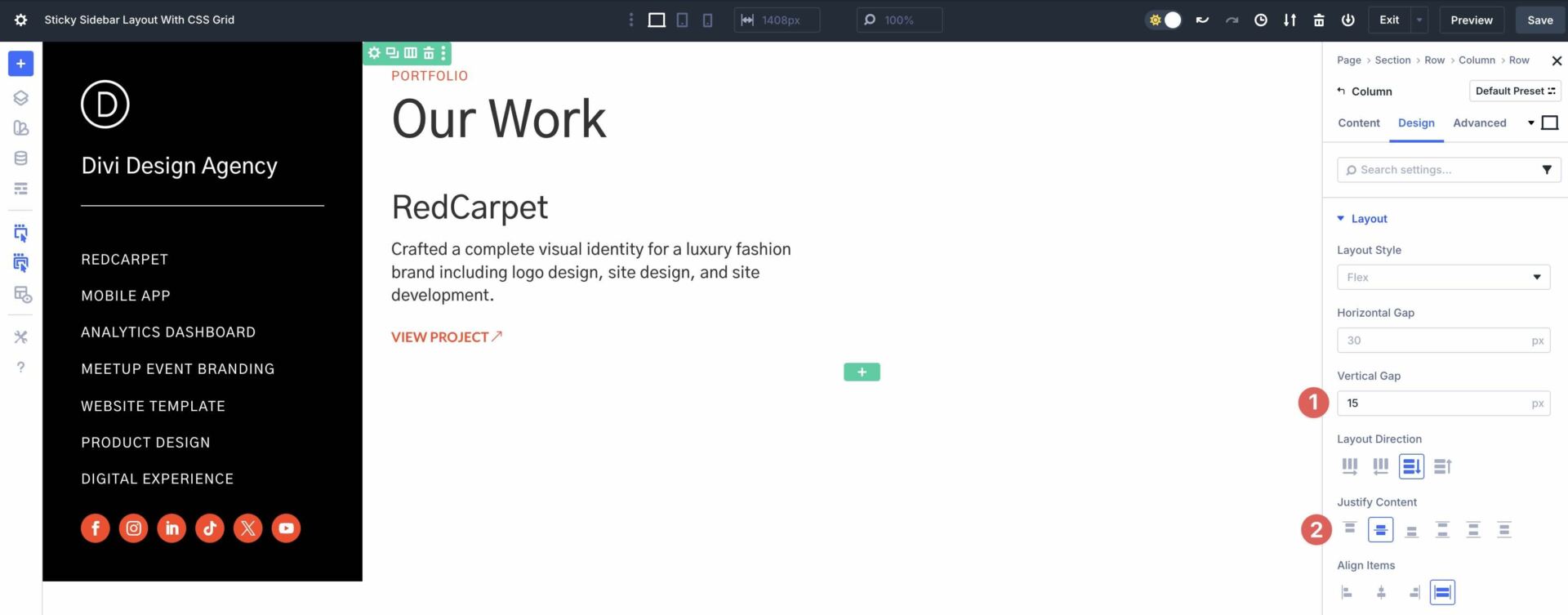Sticky Sidebar Layout With CSS Grid