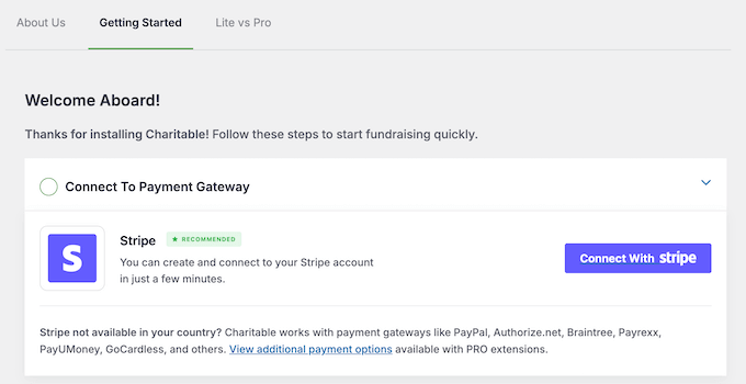 How to set up the WP Charitable WordPress plugin