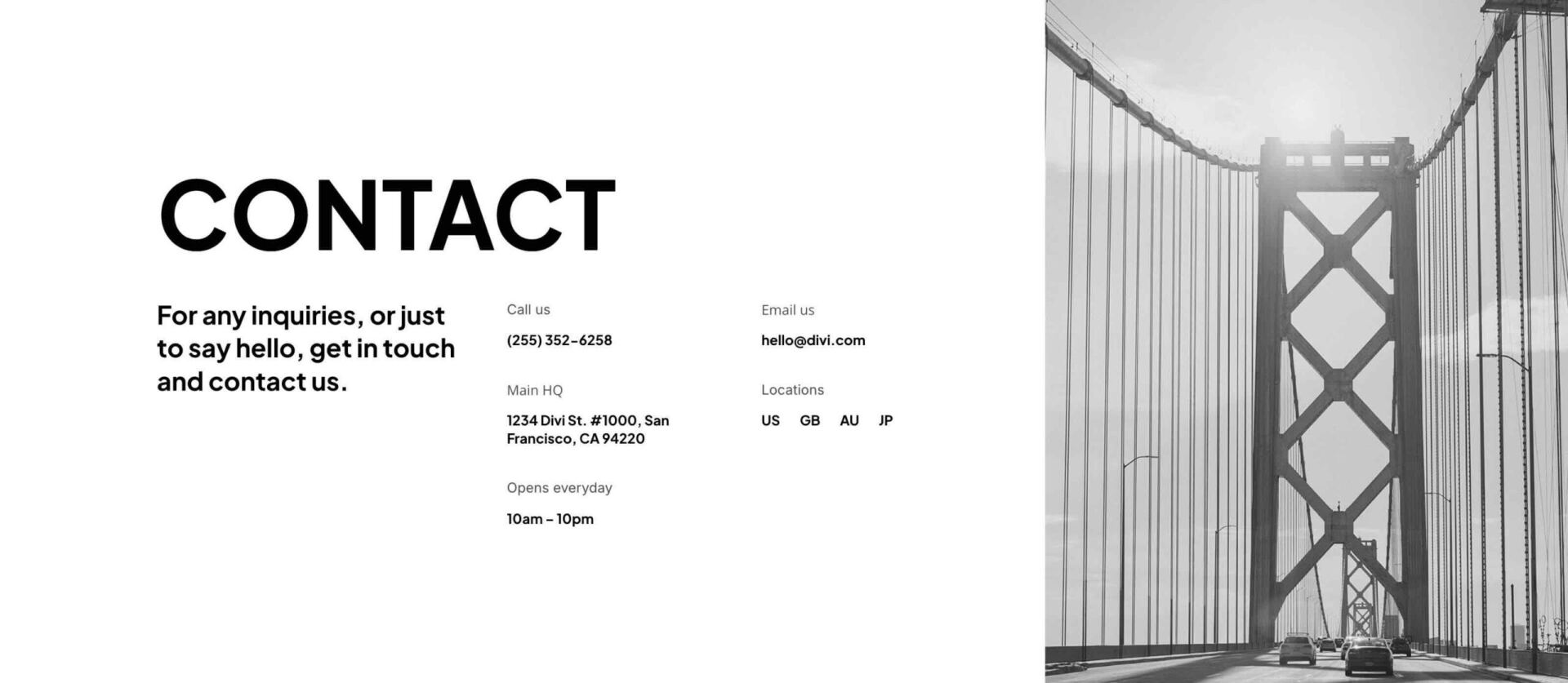 Contact form designs for Divi 5