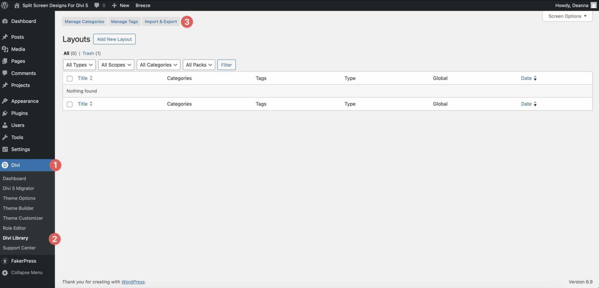 Divi 5 library items