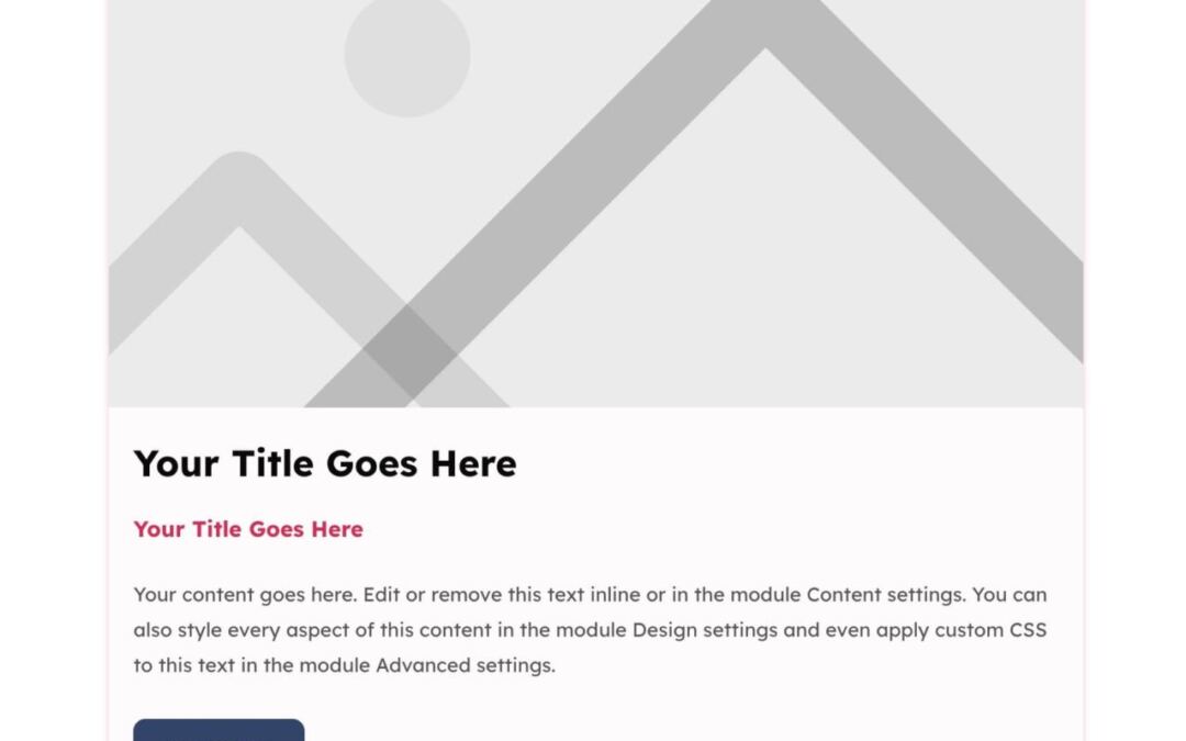 How To Create A Reusable Card Module Staff In Divi 5