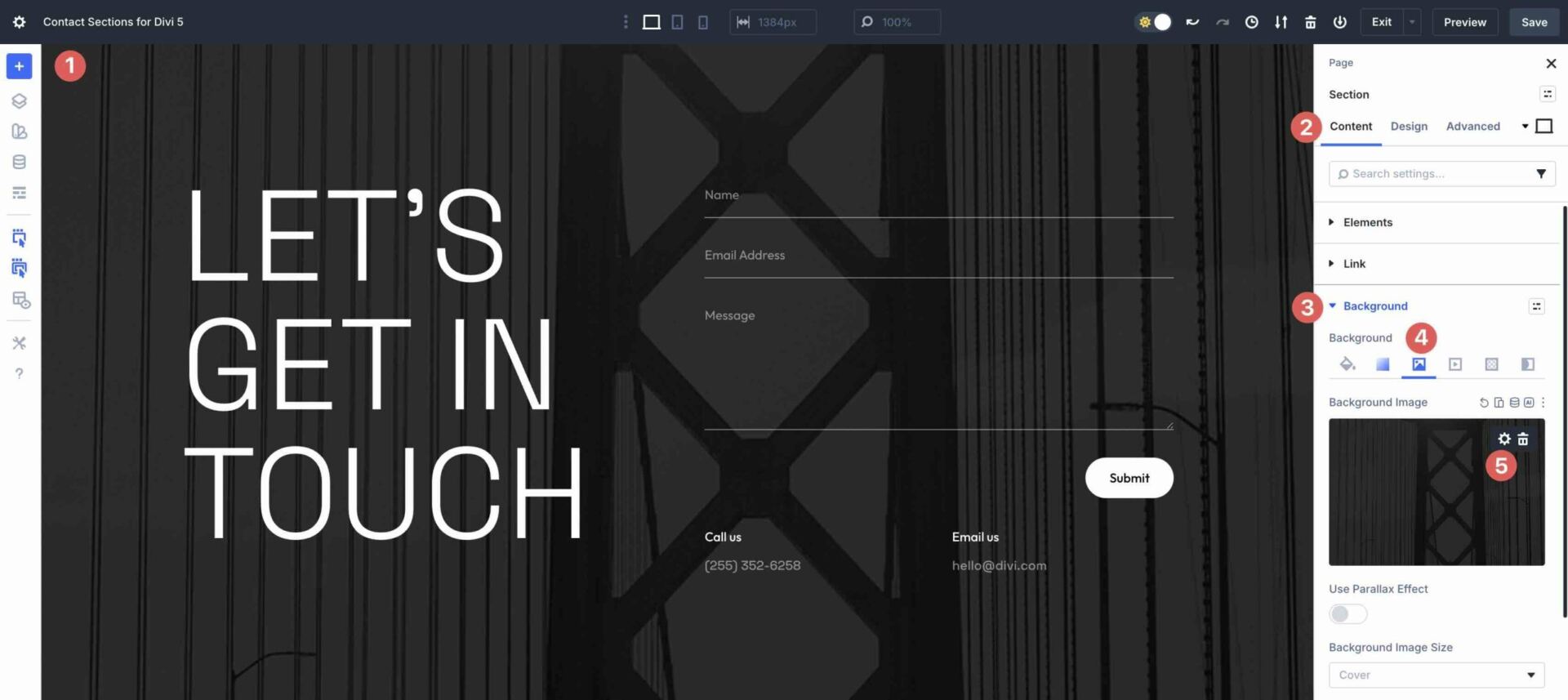 change background image