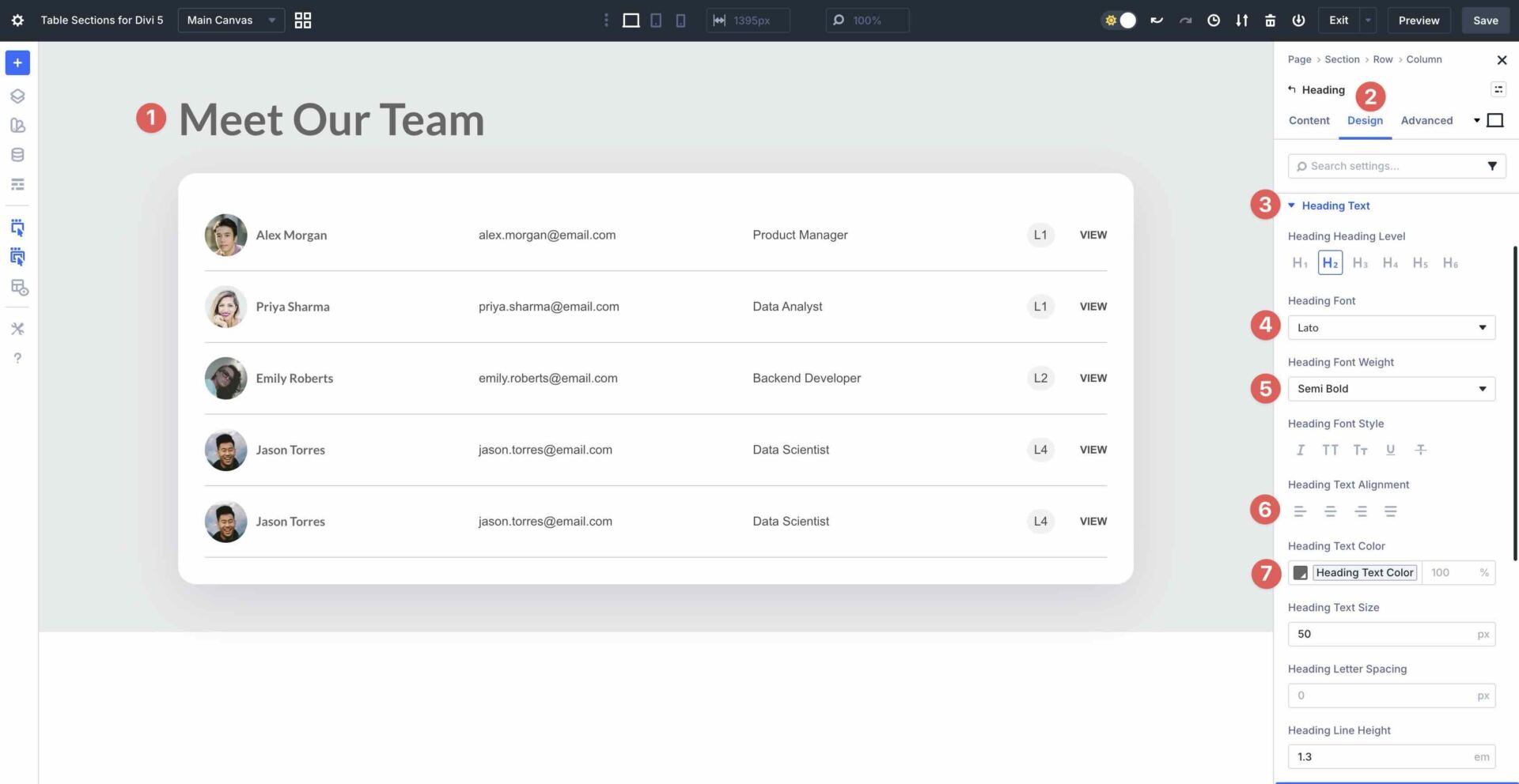 edit text modules in Divi 5