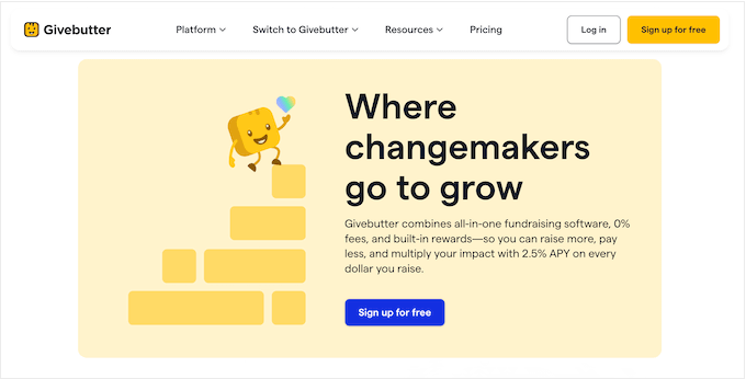 GiveButter – Best Donor Management Software for Grassroots Organizations
