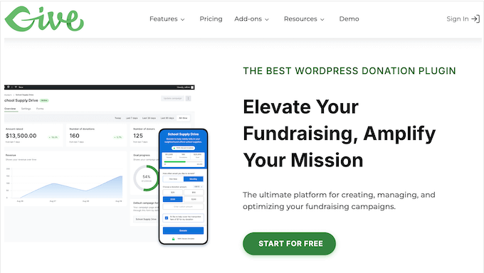 GiveWP – Best Donor Management Software for WordPress-Native Control