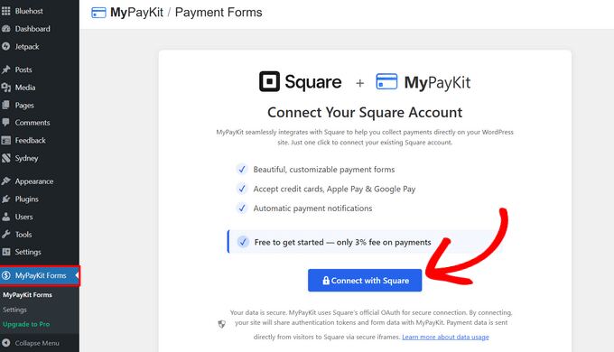 Connect MyPayKit to your Square account