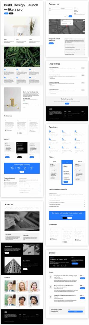 Divi 5 Design System pages