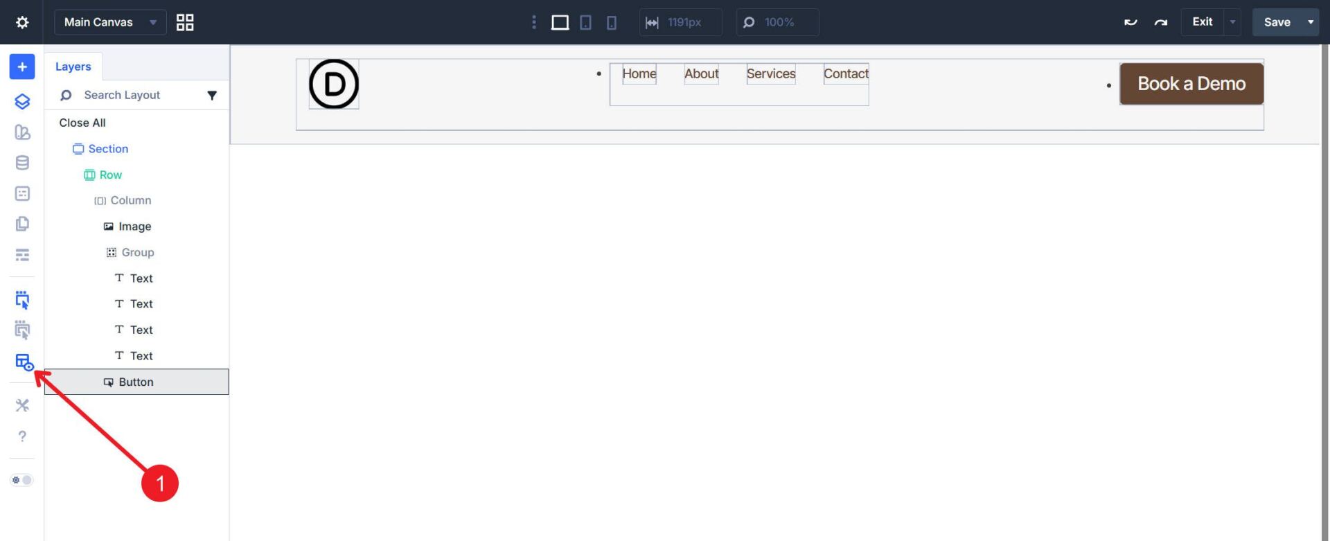 Turn on X-Ray mode to see the boundaries of each element