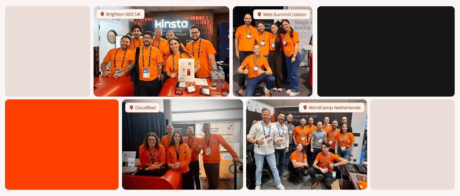 BrightonSEO and CloudFest are key events for Kinsta.