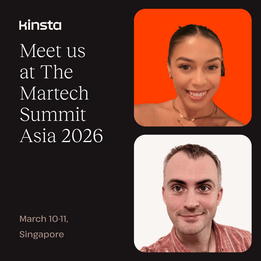 The Kinsta team at The MarTech Summit Asia 2026.