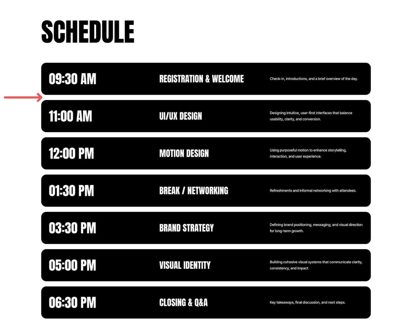 Large List Sections For Divi 5
