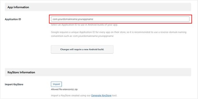 Add Keystore information in MemberPress AppKit