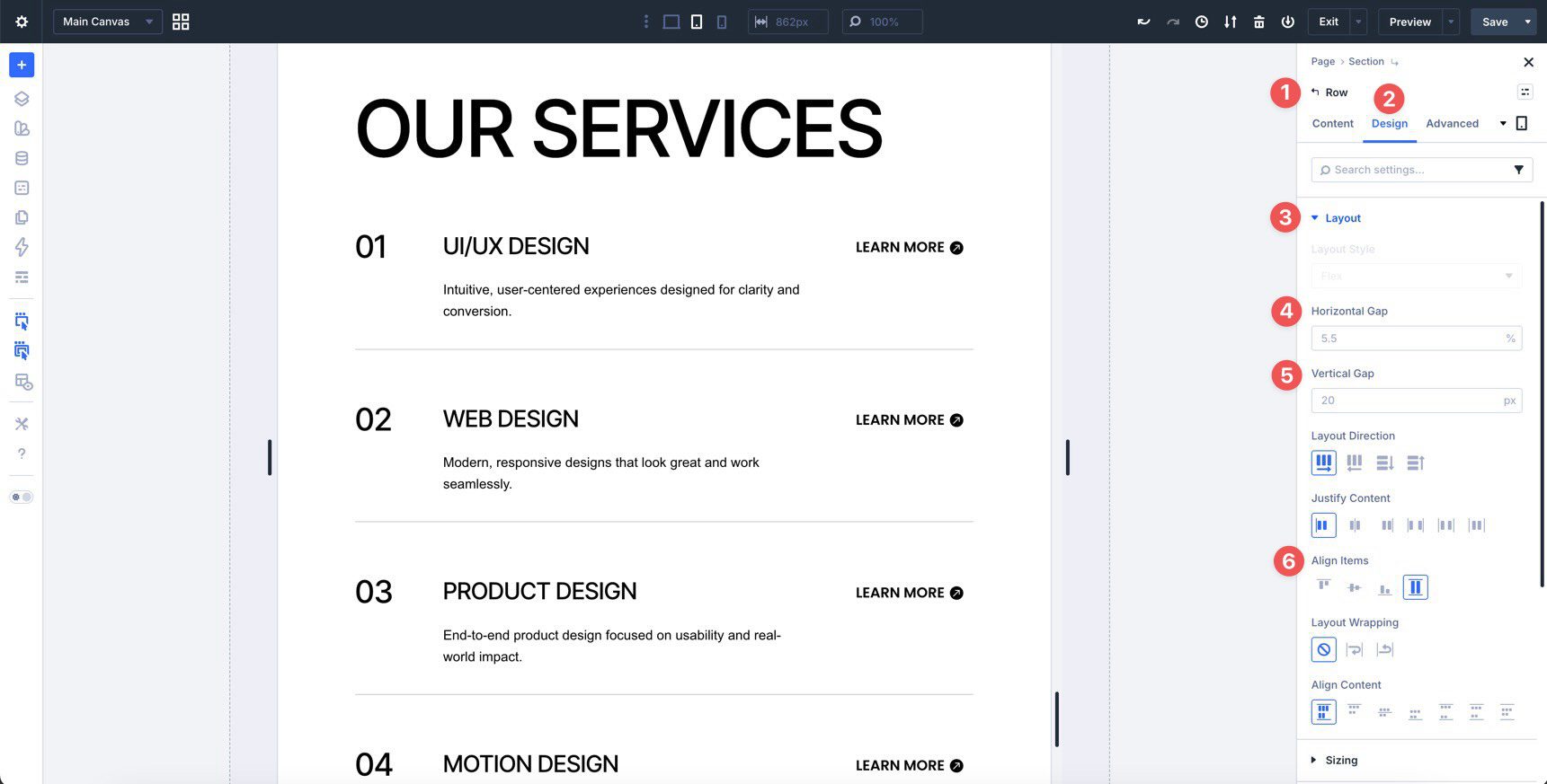 Large List Sections For Divi 5