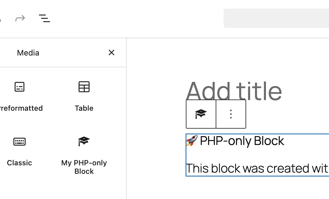How you can construct PHP-only Gutenberg blocks