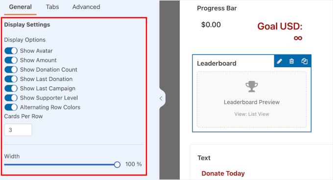 Customizing the Display Settings
