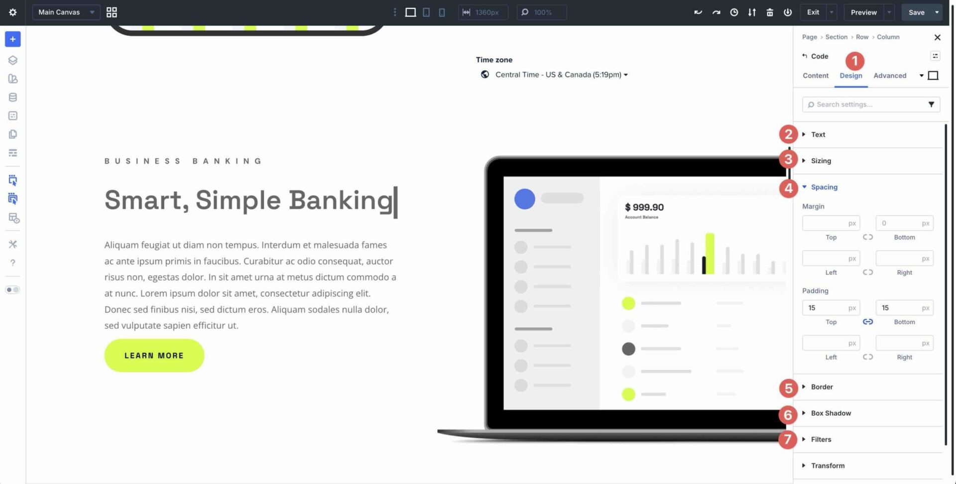 Code module styling options in Divi 5