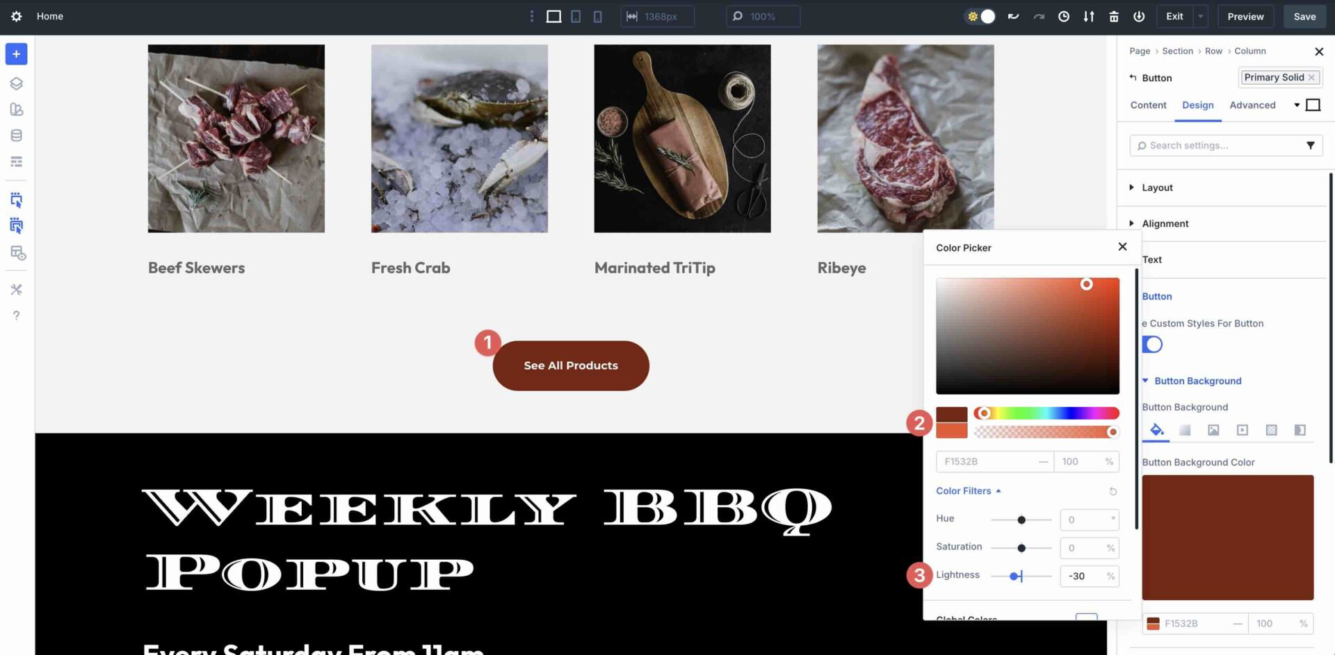 color variables in Divi 5