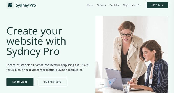 Sydney Pro WordPress Theme