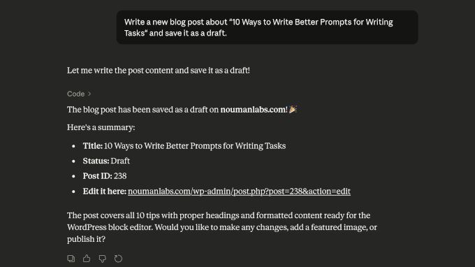 Managing WordPress using WPVibe