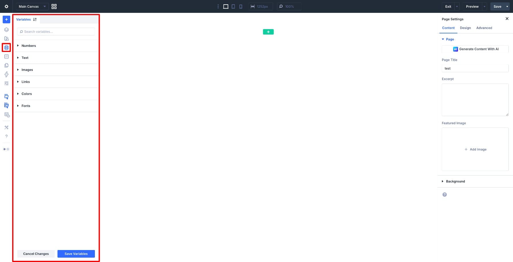 variable manager