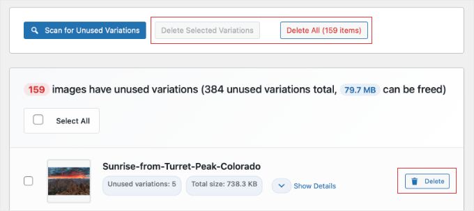 Options for Deleting Unused Images With WP Media Cleanup
