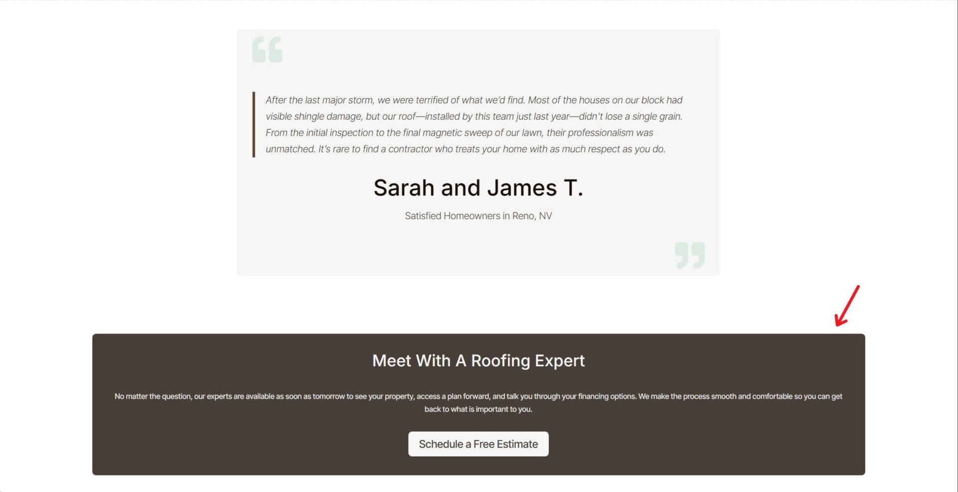 CTA section built using Divi 5's Command Center